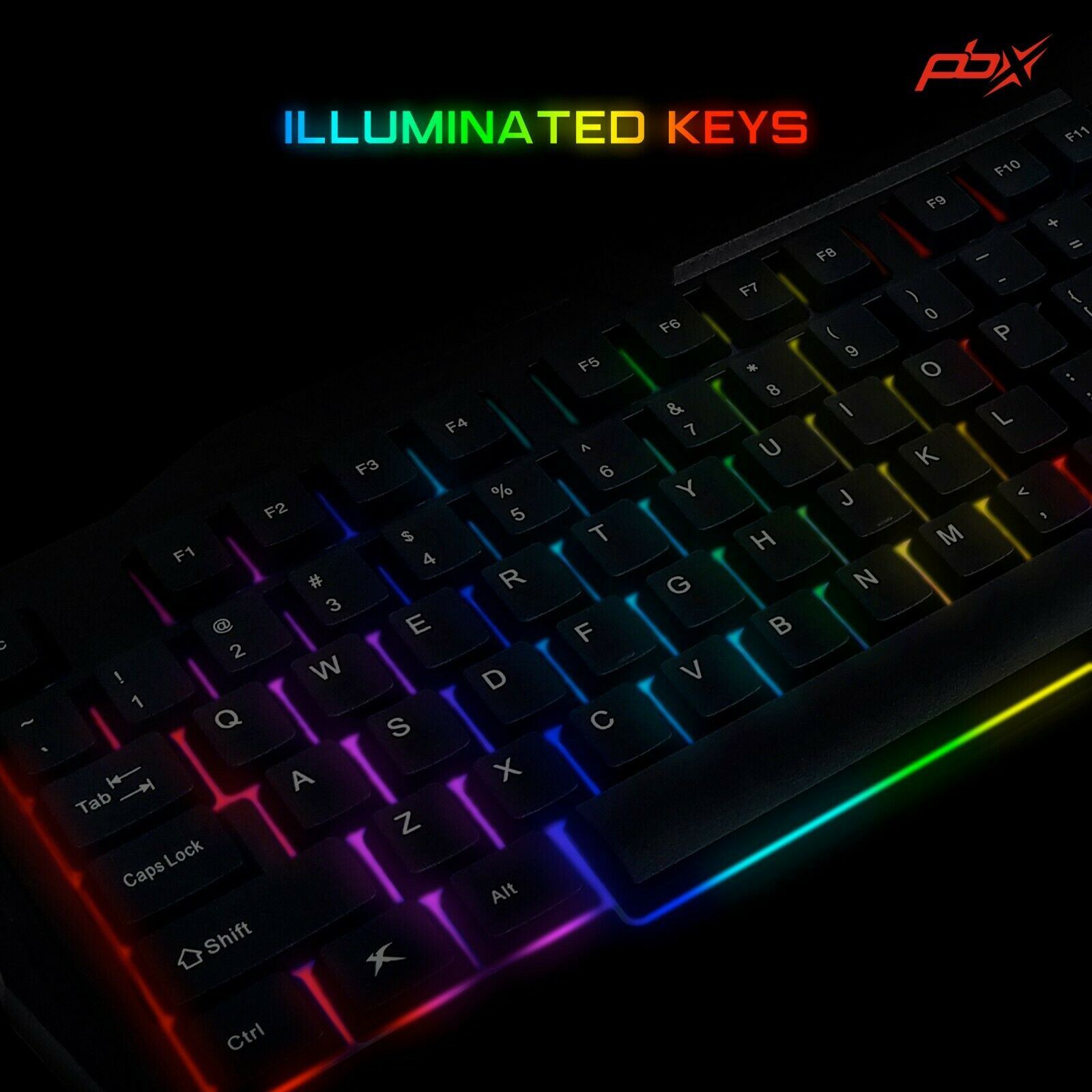 PBX 4in1 Pro Gaming Kit Gaming Keyboard, Mouse, Mousepad & Gaming